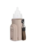 Lionelo Thermup Go Evo hordozható cumisüveg-melegítő - Beige Taupe