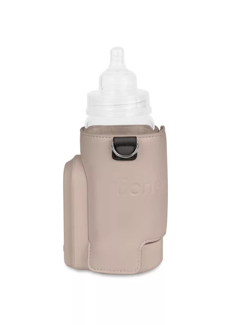 Lionelo Thermup Go Evo hordozható cumisüveg-melegítő - Beige Taupe