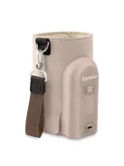 Lionelo Thermup Go Evo hordozható cumisüveg-melegítő - Beige Taupe