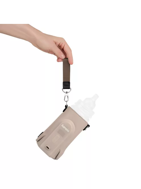 Lionelo Thermup Go Evo hordozható cumisüveg-melegítő - Beige Taupe
