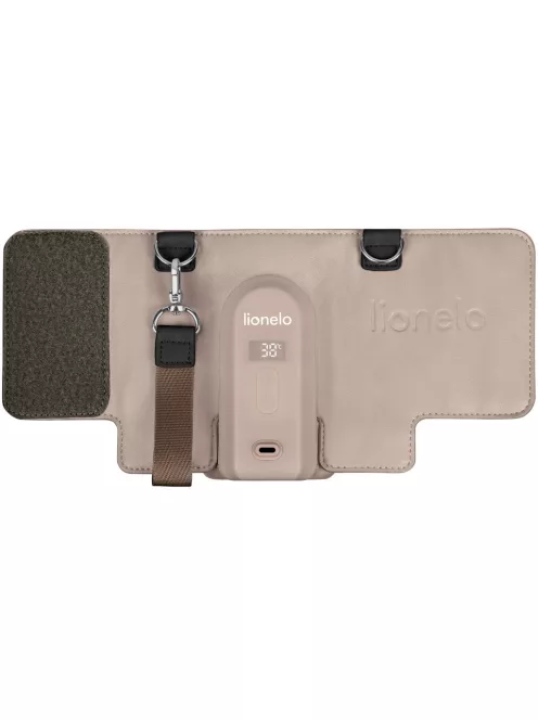 Lionelo Thermup Go Evo hordozható cumisüveg-melegítő - Beige Taupe