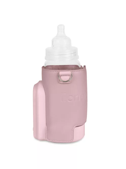 Lionelo Thermup Go Evo hordozható cumisüveg-melegítő - Pink Mist