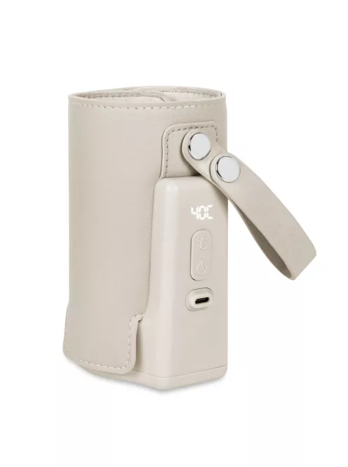 Lionelo Thermup Go PLUS hordozható akkumulátoros cumisüveg-melegítő - Beige Calm