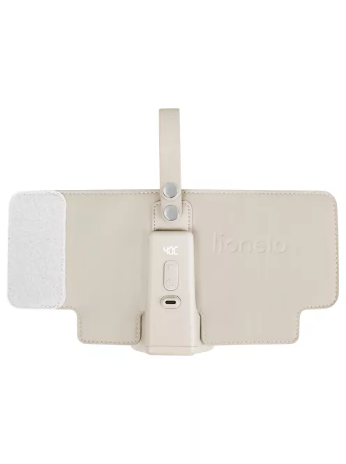 Lionelo Thermup Go PLUS hordozható akkumulátoros cumisüveg-melegítő - Beige Calm