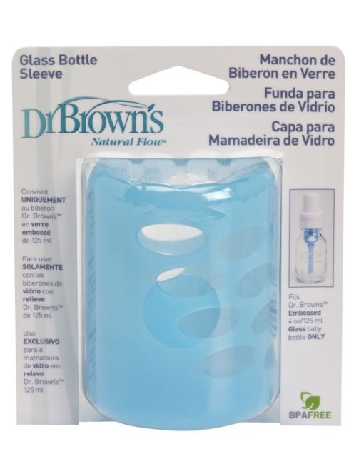 Dr. Browns Standard szilikonos védőháló 125ml üveg cumisüvegre kék
