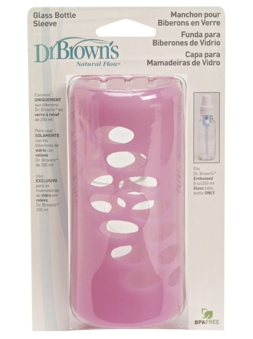 Dr. Browns Standard szilikonos védőháló 250ml üveg cumisüvegre pink