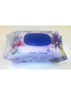   Aquella - Baby nedves törlőkendő, Levendula, kupakos, 100 db