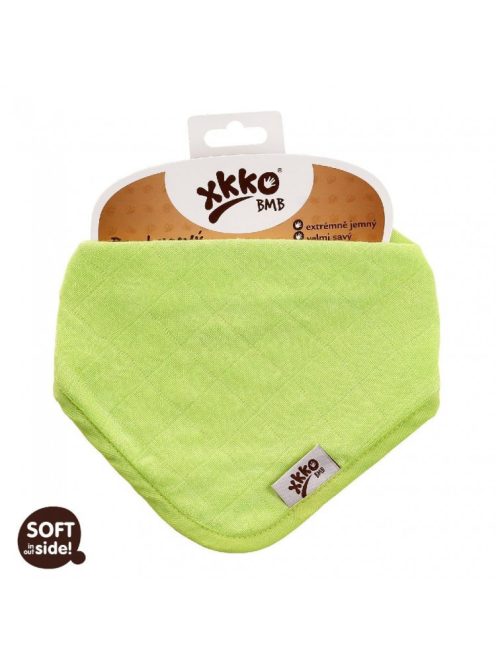 Xkko nyálkendő patentos bambusz lime BMBBND001