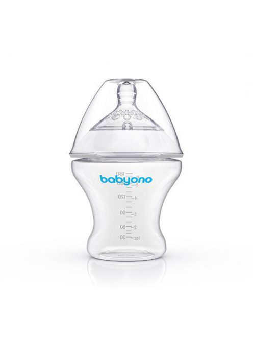 BabyOno Cumisüveg, Natural Nursing, műanyag, Anti-Colic, 180 ml, 1450