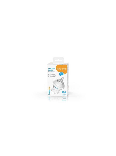 BabyOno Cumisüveg, Natural Nursing, műanyag, Anti-Colic, 180 ml, 1450