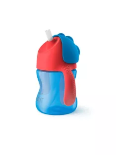   Philips AVENT Itatópohár rugalmas szívószállal 200ml 9hó - fiús