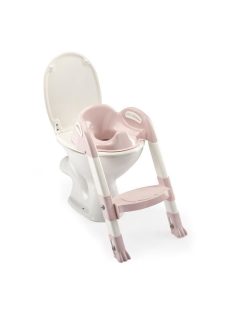   Thermobaby wc szűkítő lépcsős Kiddy Loo - Rose poudre rózsaszín