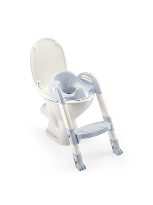 Thermobaby wc szűkítő lépcsős Kiddy Loo - Fleur bleue kék