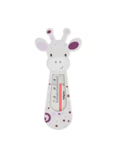 BabyOno Vízhőmérő zsiráf - fehér-lila 776/02