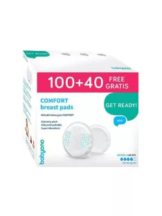   BabyOno Melltartóbetét, Comfort, eldobható, 100 plusz 40 db, 296/140
