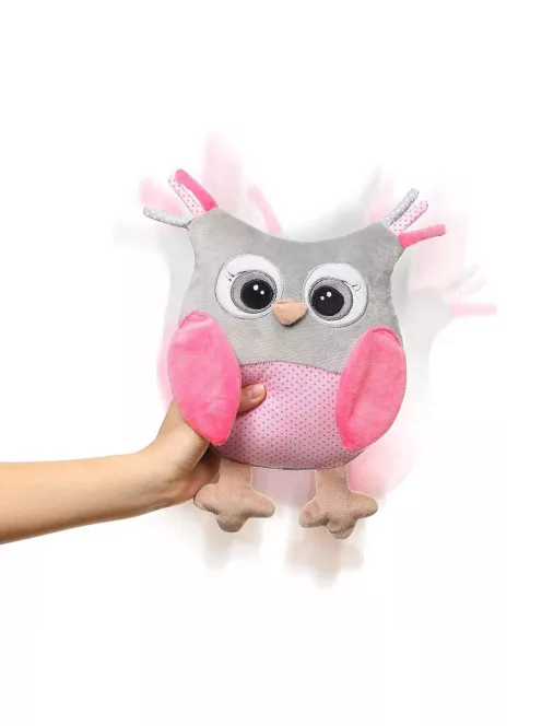 BabyOno Csörgő Sofia bagoly, plüss, 30cm, két színben, 441