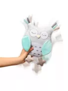 BabyOno Csörgő Sofia bagoly, plüss, 30cm, két színben, 441