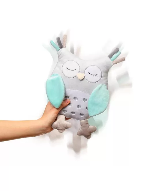 BabyOno Csörgő Sofia bagoly, plüss, 30cm, két színben, 441