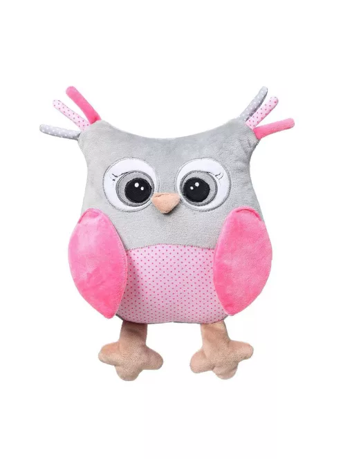 BabyOno Csörgő Sofia bagoly, plüss, 30cm, két színben, 441