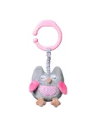 BabyOno Játékfigura, Sofia bagoly, plüss, rezgő, 21 cm, két színben, 442