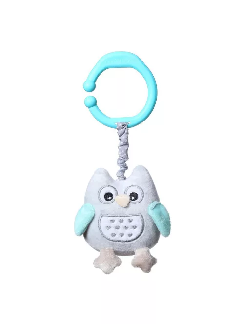 BabyOno Játékfigura, Sofia bagoly, plüss, rezgő, 21 cm, két színben, 442