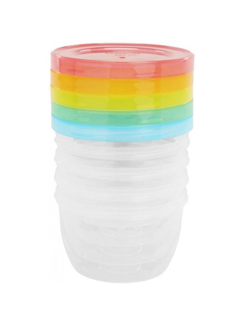 Badabulle - Ételtároló maxi, 5x250ml, Fun, B004304