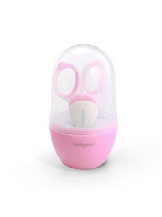 BabyOno Manikűr szett tokban, rózsaszín