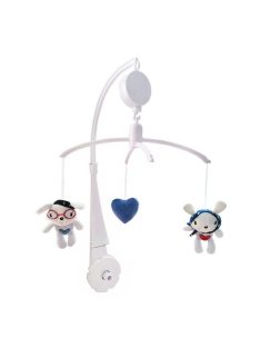 Kikkaboo plüss zenélő-forgó - Love Rome