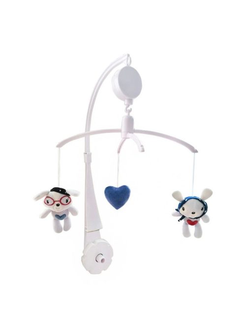 Kikkaboo plüss zenélő-forgó - Love Rome