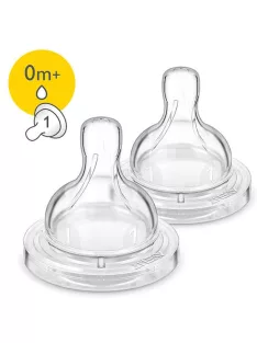   Philips AVENT Etetőcumi Classic Anti-Colic 2db 1 cseppes 0hó