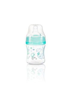   BabyOno Cumisüveg műanyag, szélesnyakú, Anti-Colic, 120ml, menta, 402/01