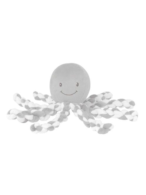 Nattou játék plüss 23cm Lapidou - Octopus Szürke-fehér