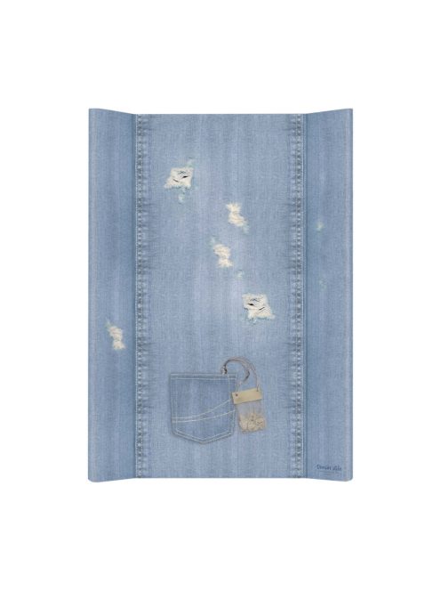 Ceba Pelenkázólap, puha 2 oldalú 50x70 cm Denim style - shabby kék