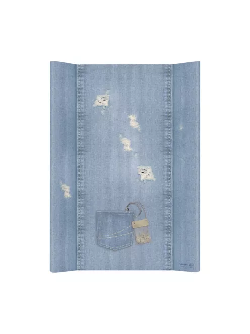 Ceba Pelenkázólap, puha 2 oldalú 50x70 cm Denim style - shabby kék
