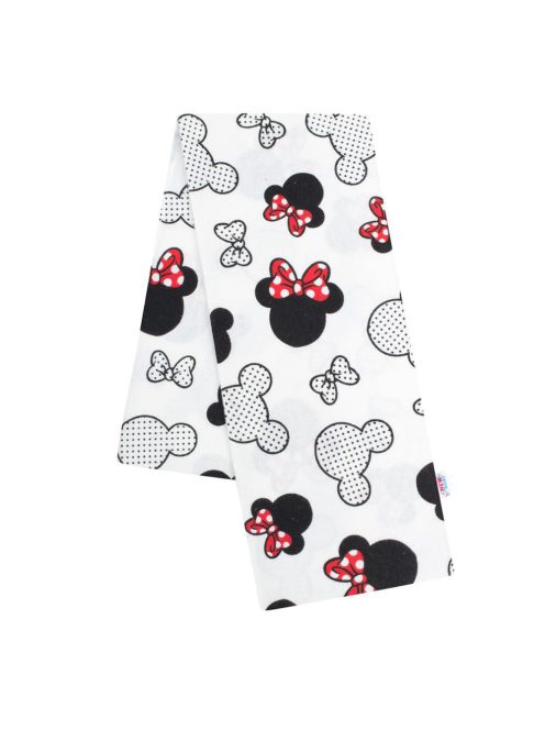 New Baby pelenka flanel Mickey and Minnie - fehér