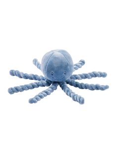 Nattou játék plüss 23cm Lapidou - Octopus Kék-Infinity