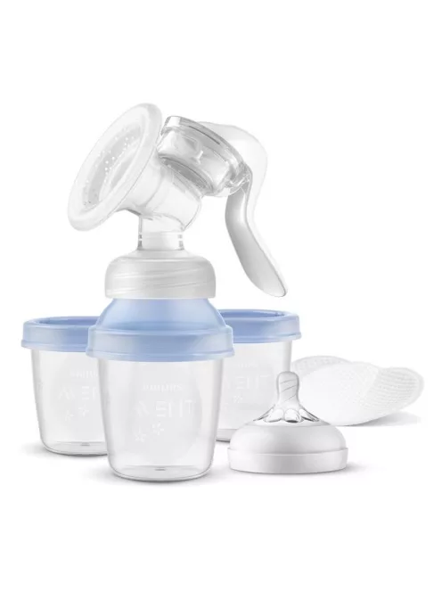 Philips AVENT Kézi mellszívó Natural VIA pohárral