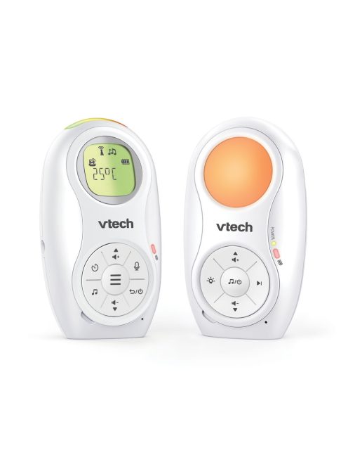 Vtech bébiőr audio dupla akkumulátorral, éjjeli fénnyel, altatódallal DM1214