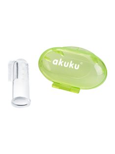 Akuku - Fogkefe és masszírozó, zöld