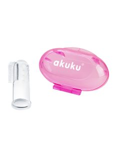 Akuku - Fogkefe és masszírozó, pink