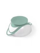 BabyOno Tányér, tapadó aljú, fedeles, kanállal, zöld, 1063/04