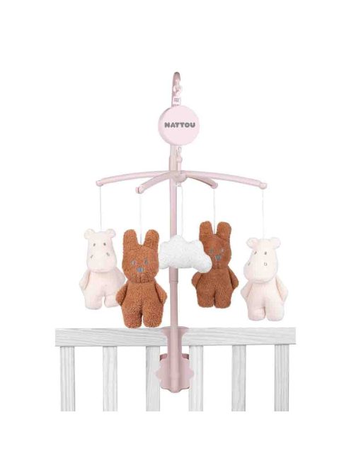 Nattou zenélő-forgó plüss - Susie and Bonnie