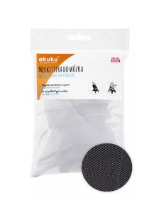 Akuku - Szúnyogháló babakocsira, univerzális, fehér