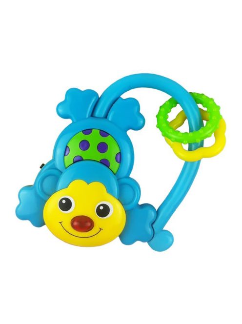 Baby Mix - Csörgő majmocska, kék