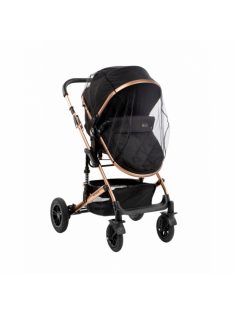   Kikkaboo szúnyogháló, univerzális babakocsira és mózeskosárra - fekete