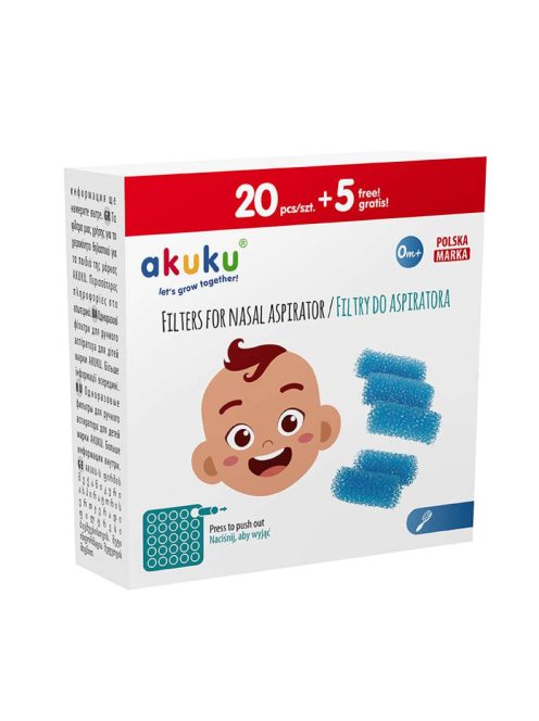 Akuku - orrszívó szűrő 25 db