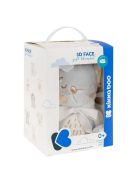 Kikkaboo takaró, 75x100cm - vidám kisegér szürke