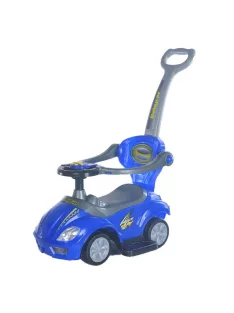 Baby Mix 3az1-ben Mega Car bébitaxi tolókarral - kék