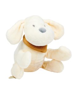 Nattou játék flanel 30cm Charlie, a kutya - vanília