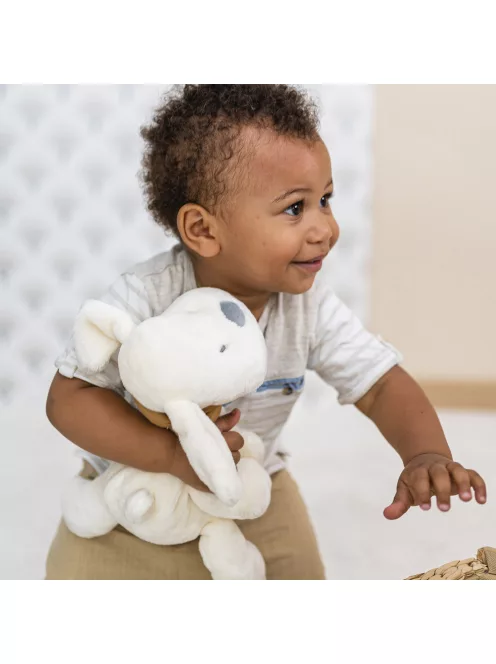 Nattou játék flanel 30cm Charlie, a kutya - vanília